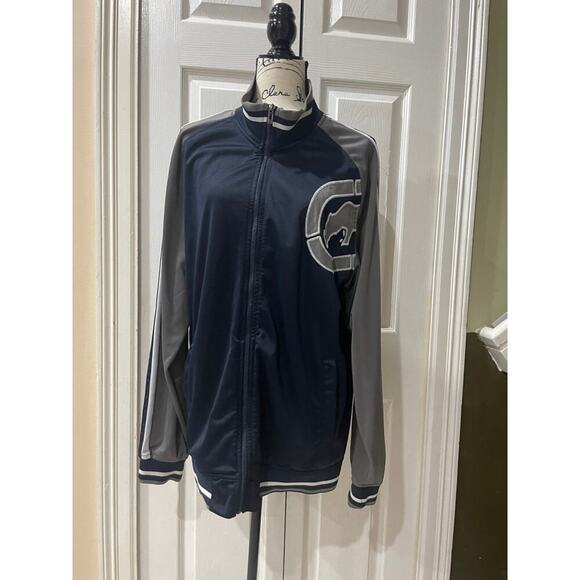 ECKO UNLIMITED TRACK JACKET RHINO BLUE/GRAY STREETWEAR RETRO SZ XL made 2015 - Picture 10 of 15